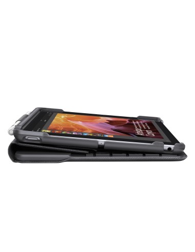Logitech SLIM FOLIO with Integrated Bluetooth Keyboard for iPad (5th and 6th generation) Carbonio, Nero QWERTY Inglese