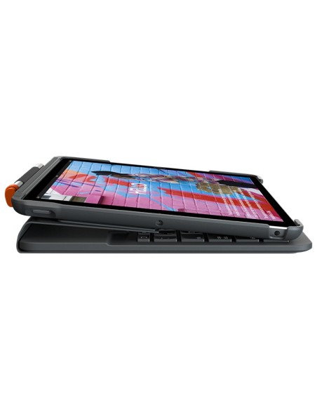 Logitech Slim Folio for iPad (7th, 8th, & 9th generation) Grafite Bluetooth QWERTY Italiano Logitech Slim Folio for iPad (7th, 8th, & 9th generation) Grafite Bluetooth QWERTY Italiano