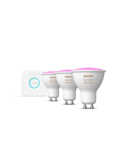 Philips Hue White and Color ambiance Starter kit GU10