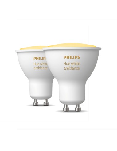 Philips Hue White ambiance GU10 - confezione da 2
