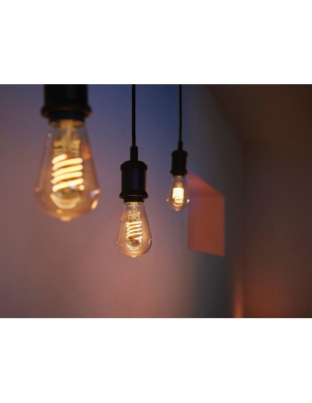Philips Hue White Edison con filamento ST64 E27 - confezione da 1