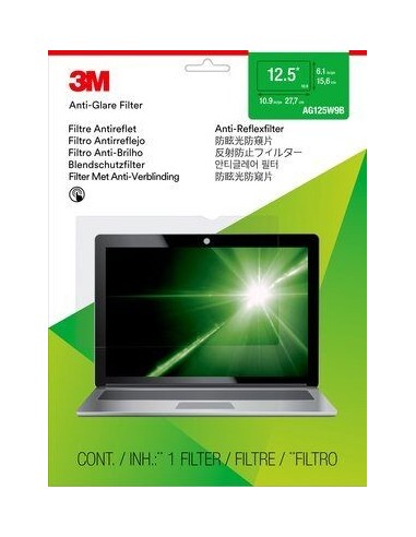 3M 98044058471 schermo anti-riflesso Filtro per la privacy senza bordi per display 31,8 cm (12.5")