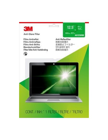 3M 98044058471 schermo anti-riflesso Filtro per la privacy senza bordi per display 31,8 cm (12.5")