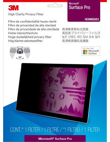 3M Filtro Privacy High Clarity da Microsoft® Surface® Pro
