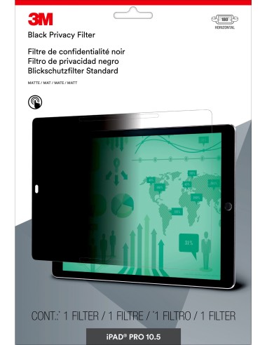 3M Filtro Privacy per Apple® iPad Pro® 10,5" - modalità orizzontale