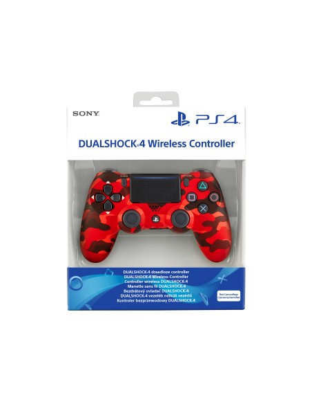 Sony DualShock 4 Mimetico, Rosso Bluetooth Gamepad Analogico Digitale PlayStation 4