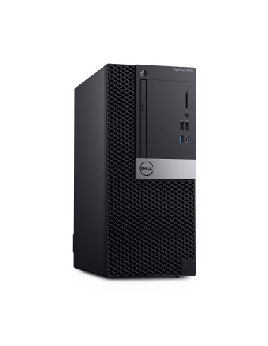DELL OptiPlex 7070 DDR4-SDRAM i7-9700 Mini Tower Intel® Core™ i7 16 GB 512 GB SSD Windows 10 Pro PC Nero