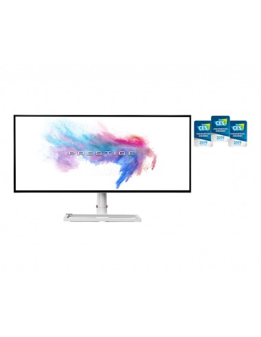MSI Prestige PS341WU 86,4 cm (34") 5120 x 2160 Pixel LCD Bianco