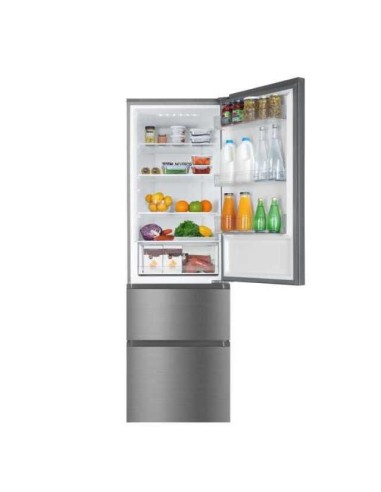Haier AFE635CHJ frigorifero con congelatore Libera installazione 330 L Acciaio inossidabile