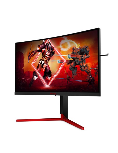 AOC AGON 3 AG273QCG Monitor PC 68,6 cm (27") 2560 x 1440 Pixel Quad HD LED Nero, Rosso