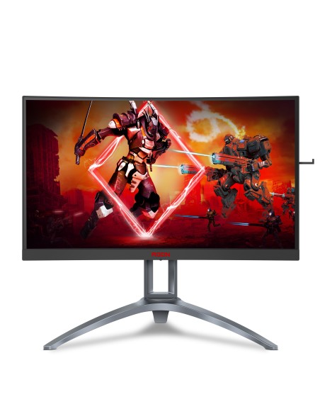 AOC AGON 3 AG273QCX Monitor PC 68,6 cm (27") 2560 x 1440 Pixel Quad HD LED Nero, Rosso
