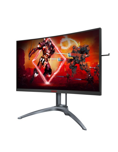 AOC AGON 3 AG273QCX Monitor PC 68,6 cm (27") 2560 x 1440 Pixel Quad HD LED Nero, Rosso