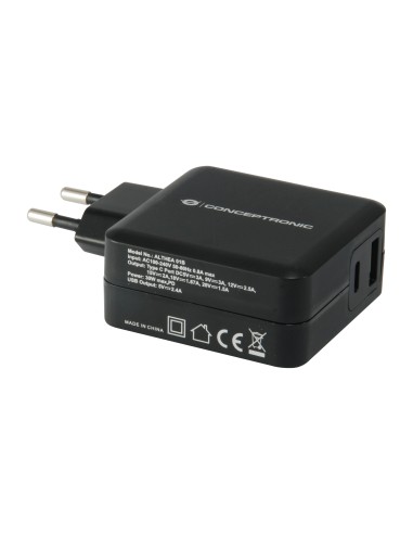Conceptronic ALTHEA01B Caricabatterie per dispositivi mobili Nero Interno