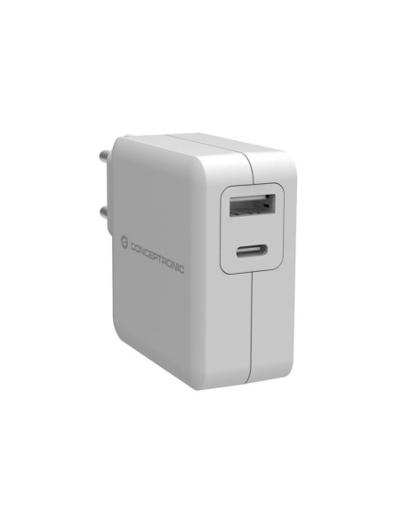 Conceptronic ALTHEA01W Caricabatterie per dispositivi mobili Bianco Interno