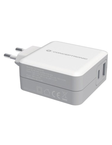 Conceptronic ALTHEA01W Caricabatterie per dispositivi mobili Bianco Interno