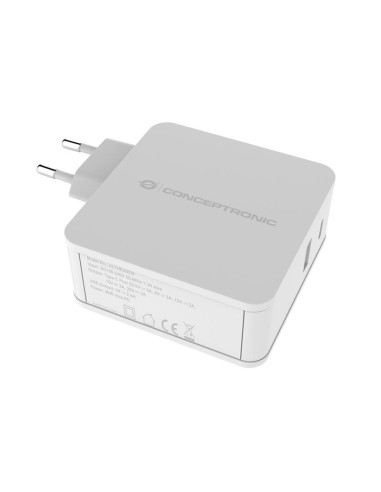 Conceptronic ALTHEA02W Caricabatterie per dispositivi mobili Bianco Interno
