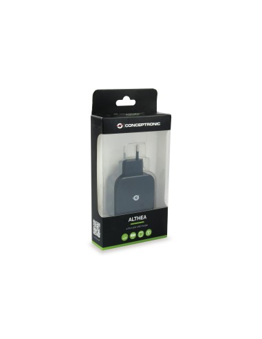Conceptronic ALTHEA04B Caricabatterie per dispositivi mobili Nero Interno