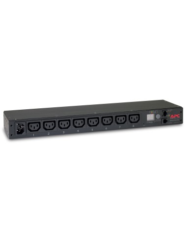 APC AP7820B unità di distribuzione dell'energia (PDU) 8 presa(e) AC 0U 1U Nero