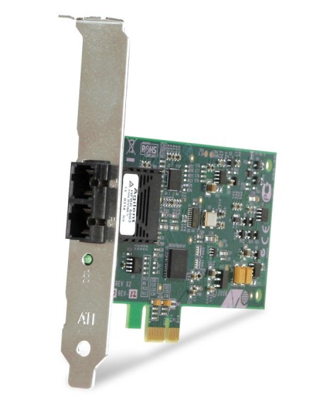 Allied Telesis 100FX Desktop PCI-e Fiber Network Adapter Card w PCI Express 100 Mbit s