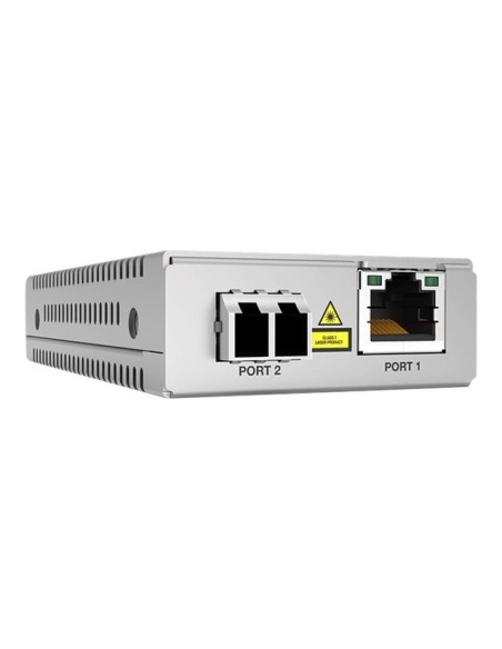 Allied Telesis AT-MMC2000LX LC-TAA-60 convertitore multimediale di rete 1000 Mbit s 1310 nm Modalità singola Grigio