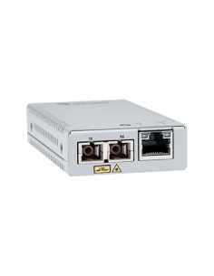 Allied Telesis AT-MMC2000LX SC-TAA-60 convertitore multimediale di rete 1000 Mbit s 1310 nm Modalità singola Grigio