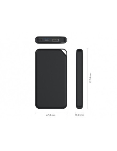 Conceptronic AVIL01B batteria portatile Polimeri di litio (LiPo) 10000 mAh Nero