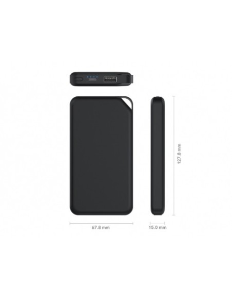 Conceptronic AVIL01B batteria portatile Polimeri di litio (LiPo) 10000 mAh Nero