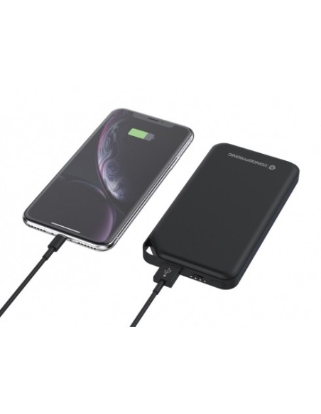 Conceptronic AVIL01B batteria portatile Polimeri di litio (LiPo) 10000 mAh Nero