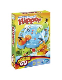 Hasbro Elefun & Friends Hungry Hungry Hippos Grab & Go Gioco da tavolo Fine motor skill (dexterity)