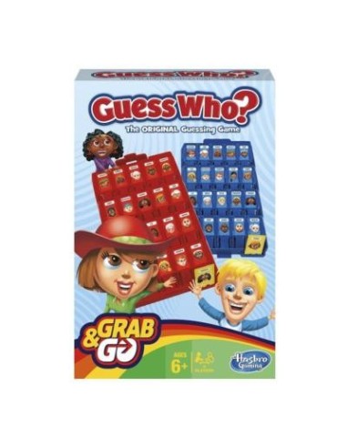 Hasbro Guess Who? Grab And Go Game Gioco da tavolo Deduzione