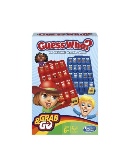 Hasbro Guess Who? Grab And Go Game Gioco da tavolo Deduzione