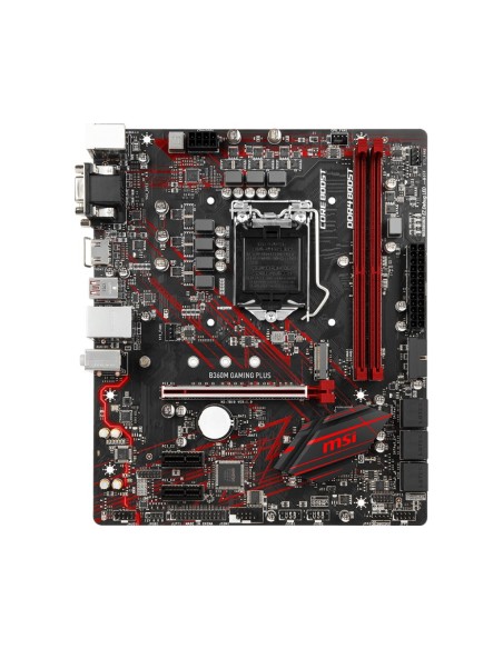 MSI B360M GAMING PLUS Intel® B360 LGA 1151 (Presa H4) micro ATX