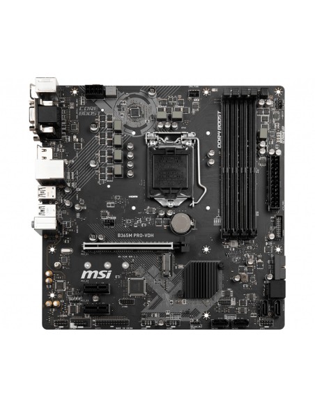 MSI B365M PRO-VDH scheda madre Intel B365 LGA 1151 (Presa H4) micro ATX