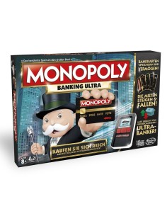 Hasbro Monopoly Game  Ultimate Banking Edition Gioco da tavolo Economic simulation