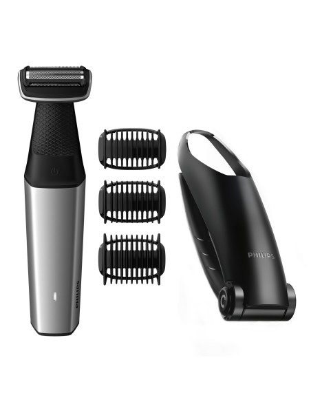 Philips BODYGROOM Series 5000 Rasoio delicato Bodygroom utilizzabile sotto la doccia