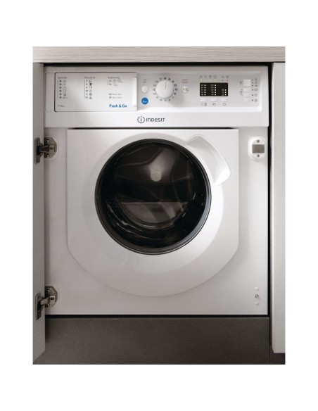 Indesit BI WDIL 75125 EU lavasciuga Da incasso Caricamento frontale Bianco
