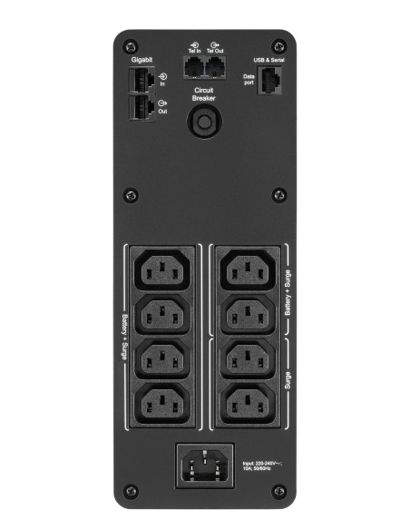 APC BACK UPS PRO BR 1200VA A linea interattiva 1,2 kVA 720 W 8 presa(e) AC