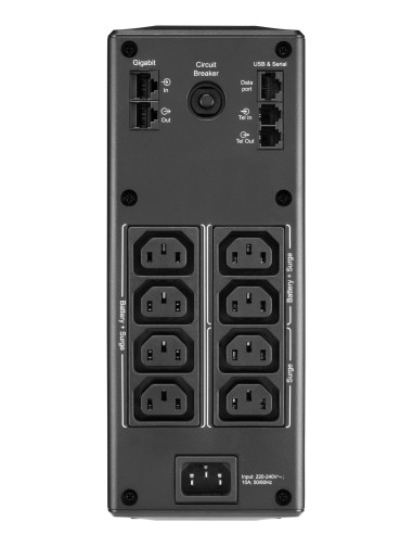 APC BR1600MI gruppo di continuità (UPS) A linea interattiva 1,6 kVA 960 W 8 presa(e) AC