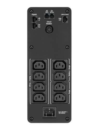 APC BR1600SI gruppo di continuità (UPS) A linea interattiva 1,6 kVA 960 W 8 presa(e) AC