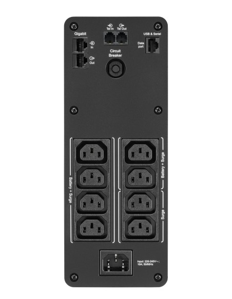 APC BR1600SI gruppo di continuità (UPS) A linea interattiva 1,6 kVA 960 W 8 presa(e) AC