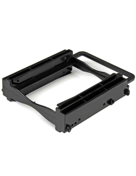 StarTech.com Staffa di montaggio Tool-Less per doppio disco duro SSD HDD da 2,5" per alloggiamento da 3,5"