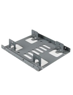 StarTech.com Staffa per doppio HDD da 2,5" a 3,5” per dischi rigidi SATA - Staffa per 2 dischi da 2,5" a 3,5” per montaggio in 2