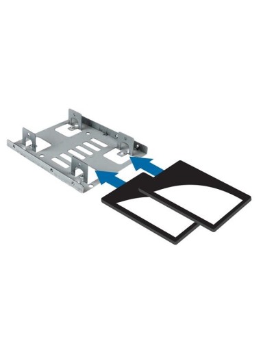 StarTech.com Staffa per doppio HDD da 2,5" a 3,5” per dischi rigidi SATA - Staffa per 2 dischi da 2,5" a 3,5” per montaggio in