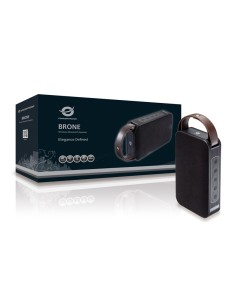 Conceptronic BRONE01B altoparlante portatile Altoparlante portatile stereo Nero, Bronzo 10 W 2