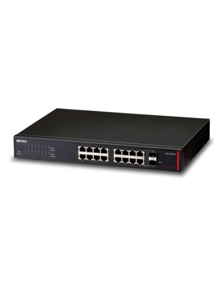 Buffalo BS-GS2016 switch di rete Gestito L2 L3 Gigabit Ethernet (10 100 1000) Nero