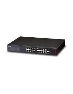 Buffalo BS-GS2016P switch di rete Gestito L2 L3 Gigabit Ethernet (10 100 1000) Supporto Power over Ethernet (PoE) 1U Nero