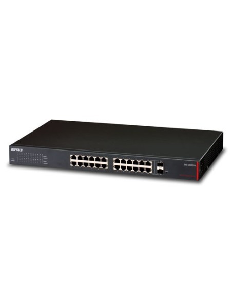 Buffalo BS-GS2024 switch di rete Gestito L2 L3 Gigabit Ethernet (10 100 1000) Nero