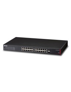 Buffalo BS-GS2024P switch di rete Gestito L2 L3 Gigabit Ethernet (10 100 1000) Supporto Power over Ethernet (PoE) 1U Nero
