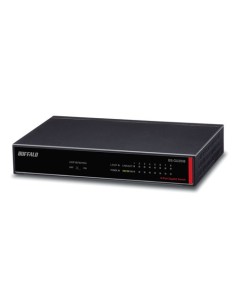 Buffalo BS-GU2008 Non gestito L2 Gigabit Ethernet (10 100 1000) Nero