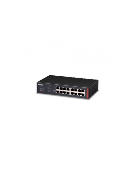Buffalo BS-GU2016 switch di rete Non gestito Gigabit Ethernet (10 100 1000) Nero